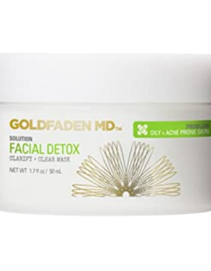 A product image of Goldfaden MD Facial Detox - Clarify and Clear Mask on a white background