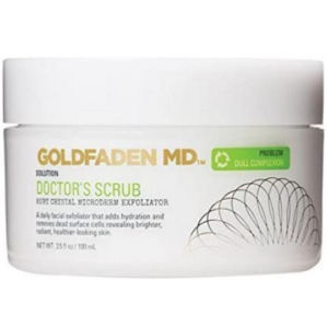 A product image of Goldfaden Md Doctor's Scrub Ruby Crystal Microderm Exfoliator Solution 3.5 Fl Oz/ 100 Ml on a white background