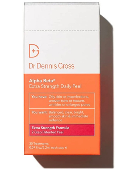 Dr Dennis Gross Skincare Alpha Beta Daily Face Peel Extra Strength 30 Day