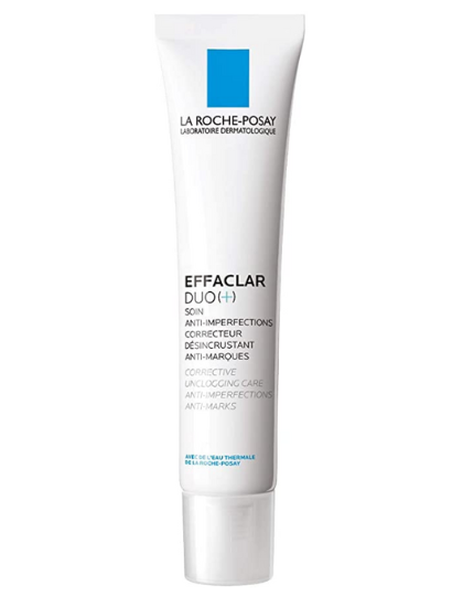A product image of La Roche Posay Effaclar Duo+ Unifiant Moisturiser (40ml) on a white background