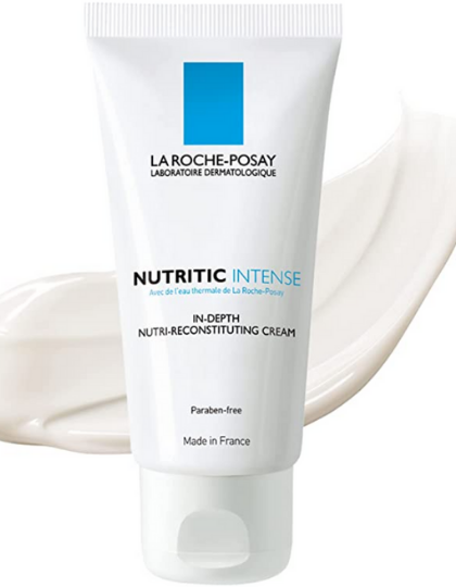 A product image of La Roche Posay Nutritic Intense In-Depth Nutri-Reconstructing Cream 50ml on a white background