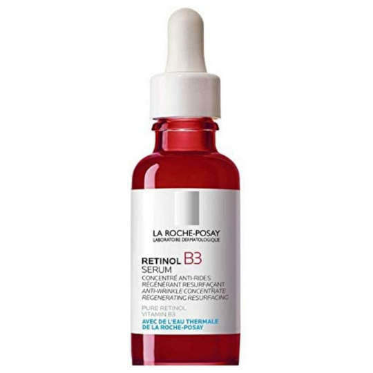A product image of La Roche Posay Retinol 0.3% + Vitamin B3 Serum 30ml Anti-Ageing Facial Beauty Serum Moisturiser on a white background