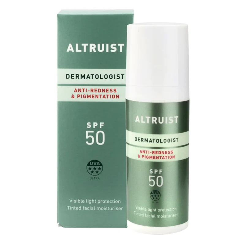 Altruist Dermatologist Anti Redness and Pigmentation SPF50 Tinted Face Cream