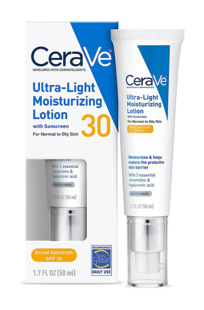 CeraVe Oil Control Ultra-Light Face Moisturiser with SPF 30