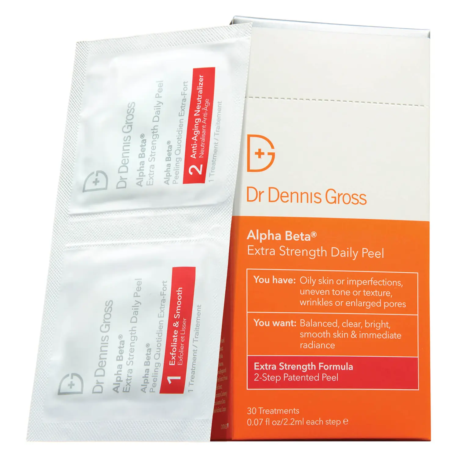 Dr Dennis Gross Skincare Alpha Beta Extra Strength Daily Peel (Pack of 30)