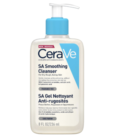 CeraVe SA Smoothing Face and Body Cleanser