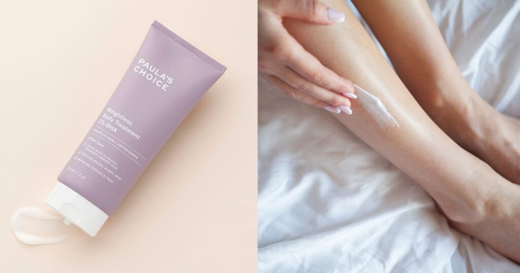 Summer Bum Acne Treatment derm-backed recommendation: Paula’s Choice: Weightless Body Treatment 2% BHA