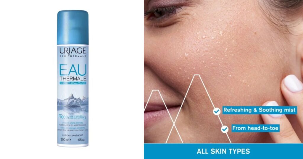 Uriage Thermal Water Spray – dermatologist-approved skincare under £20